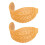 Shoe Orange Rubber Non-Slip For 1pair 1