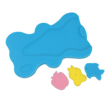 Baby Bath Sponge Tub Mat Baby Infant Bathtub Pad Cartoon Bath Mat