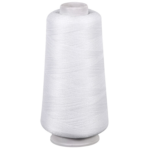Raindrops Flat Polyester Thread Sewing Thread White 3000 Yards For Diy