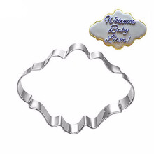 Stainless Steel Biscuit Mold 3pcs 3.5x2.6x0.8in