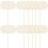 Cheese Marker Picks White Paper 24set 9