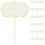 Cheese Marker Picks White Paper 24set 3
