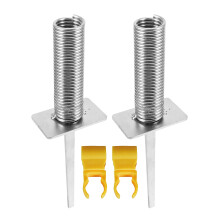 Raindrops Soccer Net Sign Pole Ground Nails 25.50x7.00x4.00cm Silver