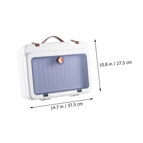 Document Organizer Bag White 1set 14.8x10.8x4.9in 2