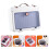 Document Organizer Bag White 1set 14.8x10.8x4.9in 5