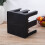 Cup Dispenser Rack Black Acrylic 1pack 8.7x7.7x4.7in 2