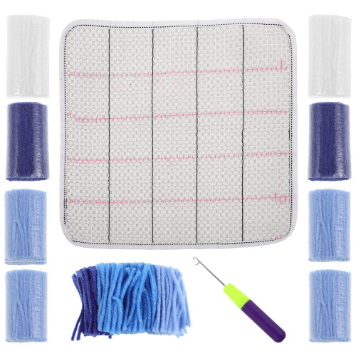 Carpet Making Kit Latch Hook Rug Making Rug Kit Multi 1 Set