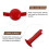 Mini Brads Round Head 200pcs 0.6x0.3in 11