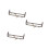 Set Of 3 Purse Strap Replacement Diy Craft Handmade 10