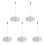 Mlins  5 Pcs Ticket Stabber For Restaurant Slim Receipt Spike 1