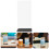 Acrylic Display Board Double-Sided Clear Sign Holder Table Poster Man 4