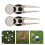 Ball Marker Golf Zinc Alloy 2pcs 4