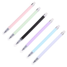 6pcs Black White Purple Blue Macaron Pencils For Artists
