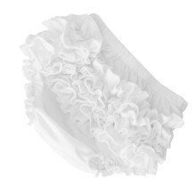Cute Diaper Cover Comfortable Wear Ruffle White 1pcs For