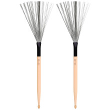 1 Pair Drum Brush Carbon Steel Wire Brush For Percussion Instrument