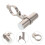 Motorcycle Handlebar Bracket Silver Aluminum 1set 10