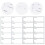 40 Sheets Blank Soluble Stickers Adhesive Labels For Jars 6