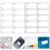 40 Sheets Blank Soluble Stickers Adhesive Labels For Jars 4