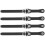 Plastic Skate Buckle Strap Roller Skates Buckles Black 4pcs 9