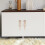 Flower Pattern Wood Carved Applique Wood 2pcs 7