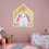 Wall Floating Shelf Wooden House Shape 2pack 10.8in 4