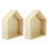 Wall Floating Shelf Wooden House Shape 2pack 10.8in 11