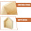 Wall Floating Shelf Wooden House Shape 2pack 10.8in 8
