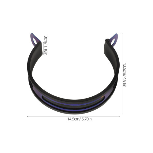 Retaining Ring Motorcycle Fixed Coupling Clamp 1