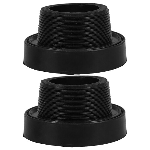 2pcs Urine Pool Connection Fittings With Black Rubber Ring