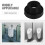 2pcs Urine Pool Connection Fittings With Black Rubber Ring 9