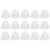 15pcs Garden Dome Assorted Color Plastic Plant Covers For Mini 1