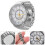 Silver Digital Ring Watch Stylish Convenient Woman 2