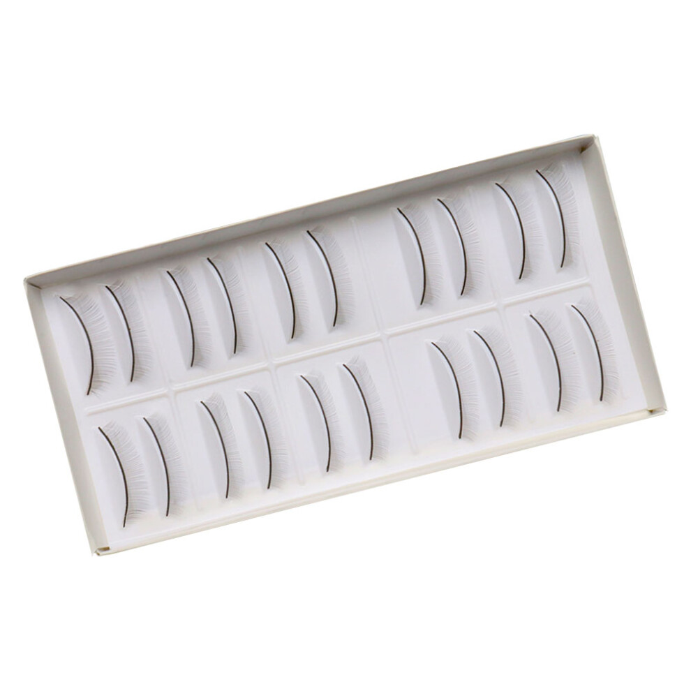 Inoomp 10 Pairs Practice Lashes Eyelash Extensions Training Strips