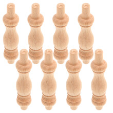 10pcs Wooden Balusters For Staircase .34x0.71x0.71in