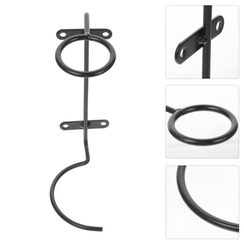6pcs Wall Mounted Iron Rack For Beverage Storage And Display 2