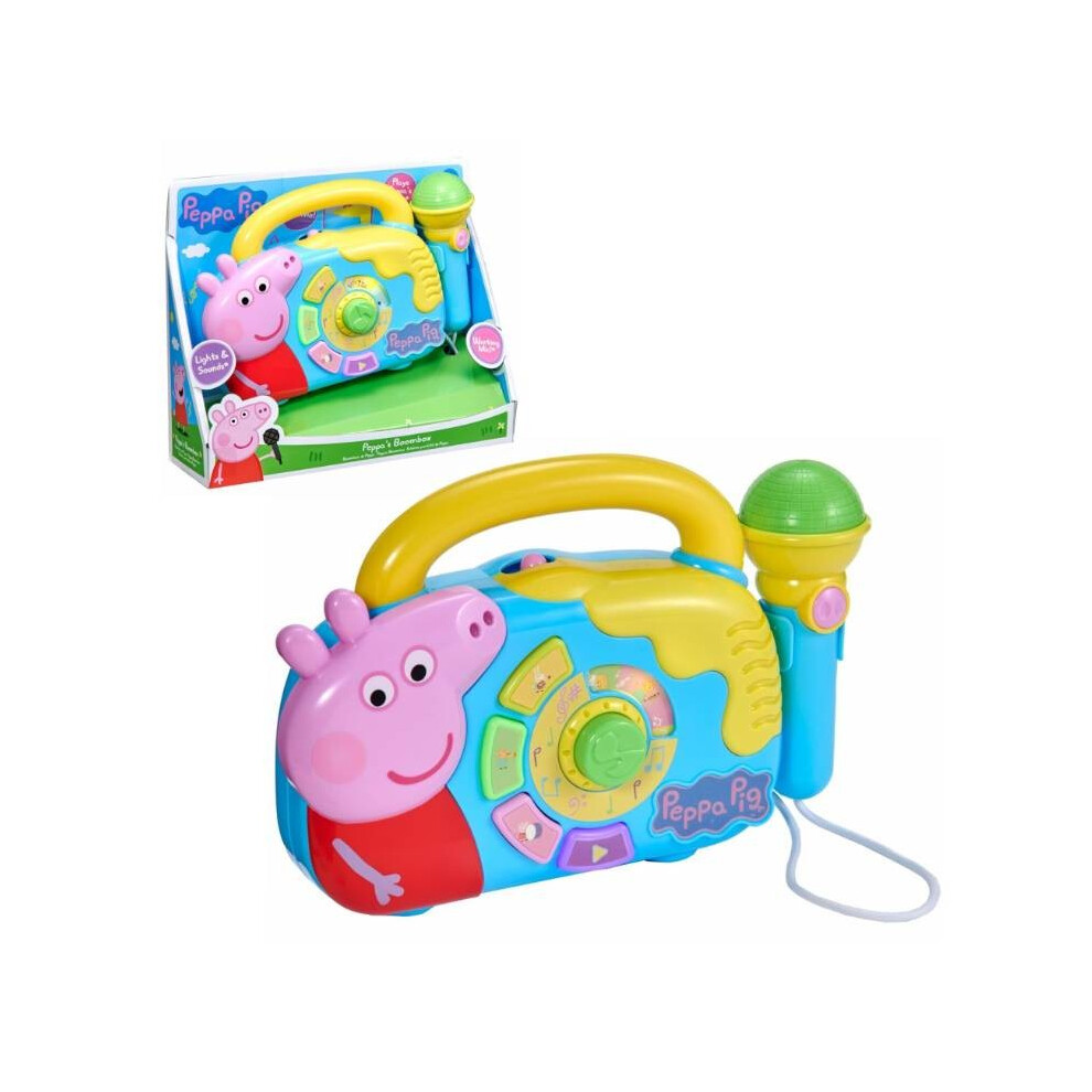 Light Karaoke Peppa Pig With And Working Microphone Can Sing Gift For Together
