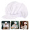 Restaurant Chef Hat White Cotton Fabric 1pack 3
