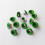 100 Pcs Self Backing Eyelet Grommet Eyelets Punch Kit Buttons 9