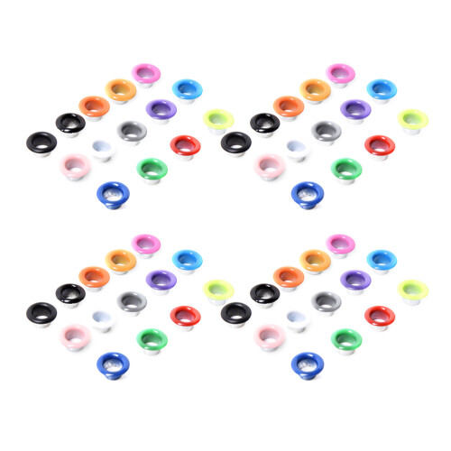 100 Pcs Self Backing Eyelet Grommet Eyelets Punch Kit Buttons