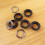 100 Pcs Self Backing Eyelet Grommet Eyelets Punch Kit Buttons 7