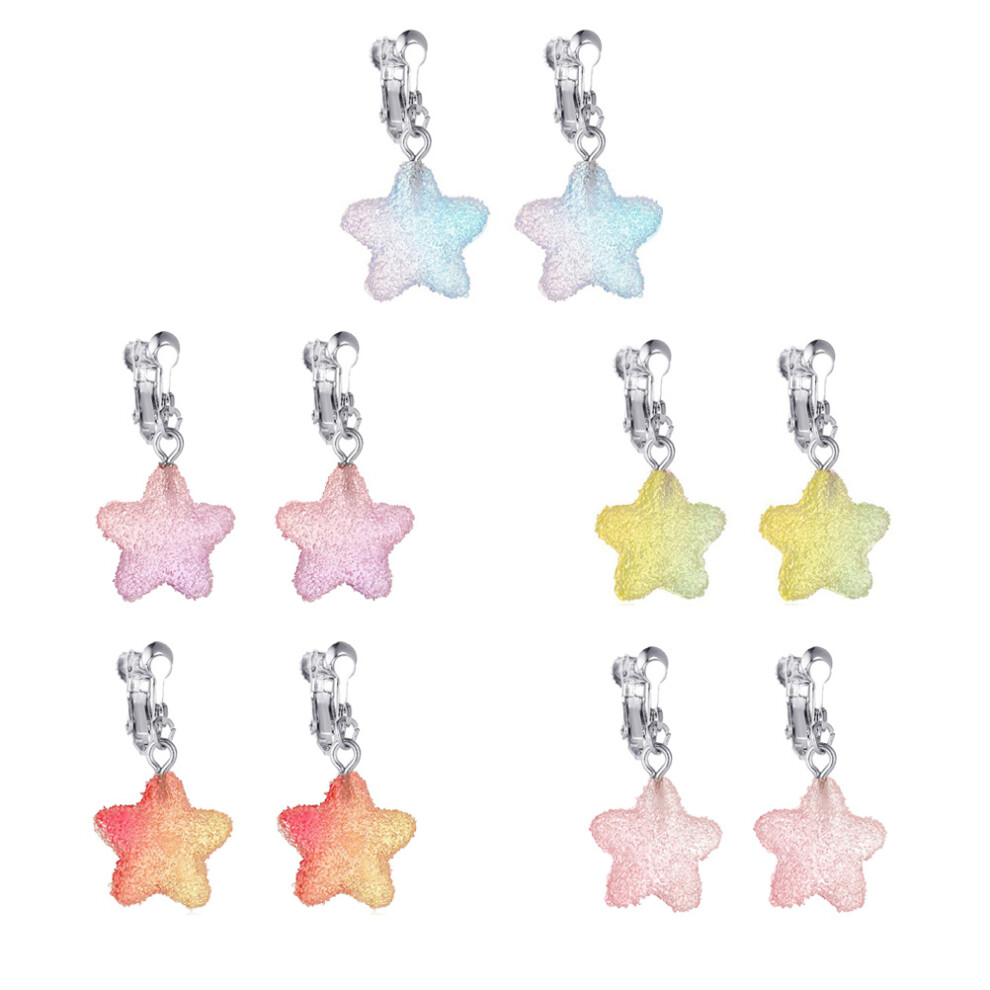 Photos - Earrings 5 Pairs Candy  Woman Shaped Decor Girl Pendant
