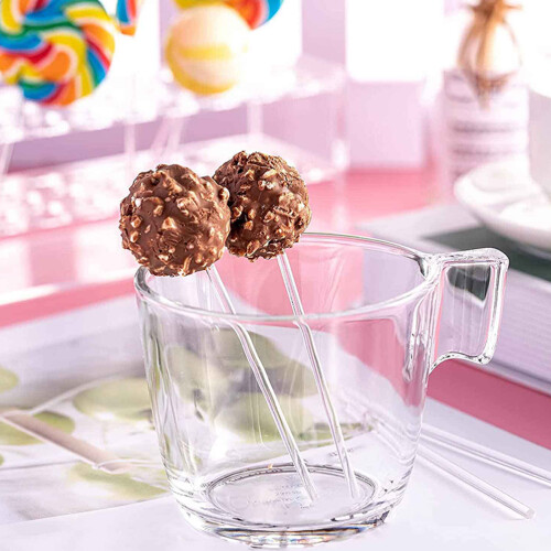 100 Pcs Lollipops Chocolate Diy Stick Candy Bar Acrylic 2