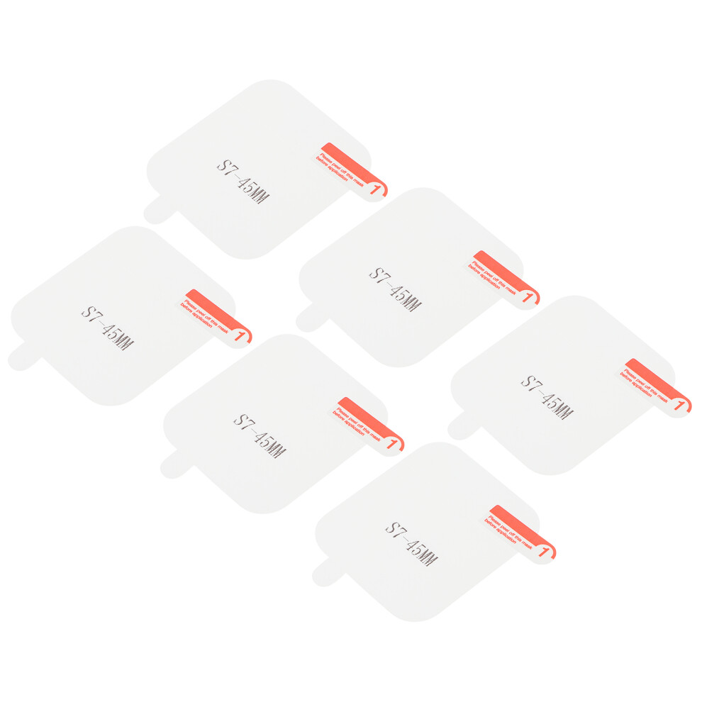 6Pcs Smartwatch Screen Film Tpu Protective Watch Screen Cover White 3163702841061