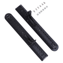 Yacht Pedal Canoe Foot Peg For Boating Black 2pack