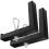 Projector Hanging Mount L Shaped Black Iron 2pcs 9