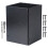 Post Base Protectors Black 1 Set 4.99x3.34x3.34in 1