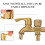 1pcs Copper Tap Durable Design For Kitchen And Bathroom Use 8