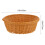1pc Plastic Basket Coffee Color For Kitchen Storage Use 2