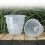 Slotted Cup Hydroponic Nursery Pots White Plastic 1pcs 7