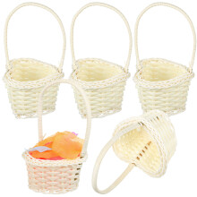 Woven Flower Basket Plastic 10pcs 9.00x8.00x14.00cm